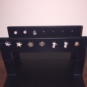 Nautical stud earring set